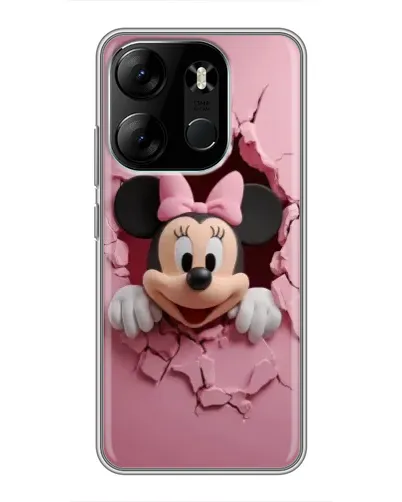 Чехол для TECNO Spark Go 2023 (BF7) с картинкой «Минни сквозь стену» Чехол для TECNO Spark Go 2023 (BF7) с картинкой «Минни сквозь стену»