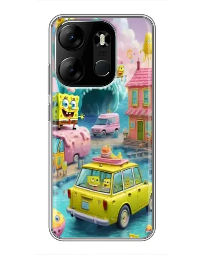 Чехол для TECNO Spark Go 2023 (BF7) с картинкой «Монстр-трак приключения»