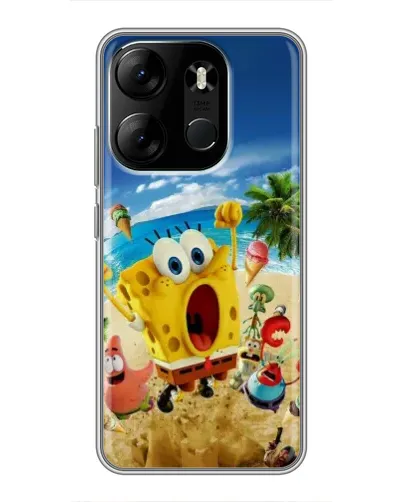 Чехол для TECNO Spark Go 2023 (BF7) с картинкой «Развлечения на пляже»
