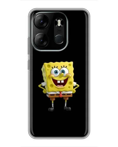 Чехол для TECNO Spark Go 2023 (BF7) с картинкой «Классический Губка Боб»