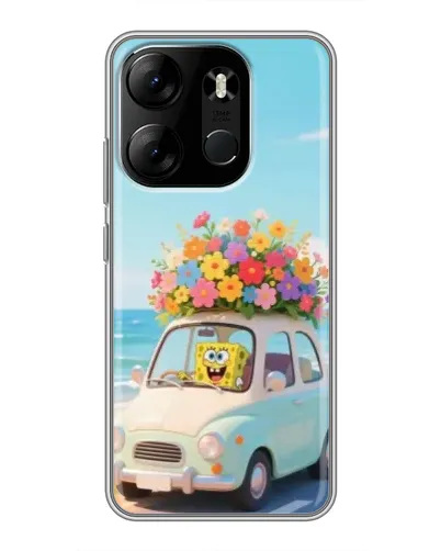 Чехол для TECNO Spark Go 2023 (BF7) с картинкой «Автомобильное путешествие»