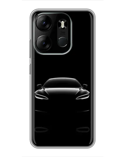 Чехол для TECNO Spark Go 2023 (BF7) с картинкой «Силуэт Tesla Night» Чехол для TECNO Spark Go 2023 (BF7) с картинкой «Силуэт Tesla Night»