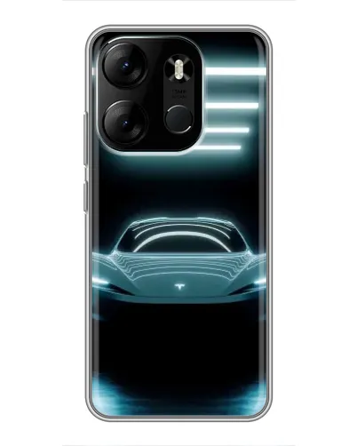 Чехол для TECNO Spark Go 2023 (BF7) с картинкой «Tesla в неоне» Чехол для TECNO Spark Go 2023 (BF7) с картинкой «Tesla в неоне»