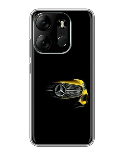 Чехол для TECNO Spark Go 2023 (BF7) с картинкой «Mercedes — ретро стиль»