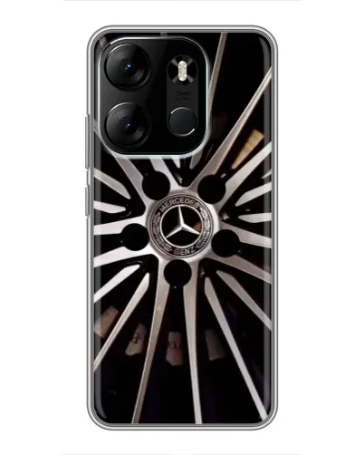 Чехол для TECNO Spark Go 2023 (BF7) с картинкой «Диск Mercedes»