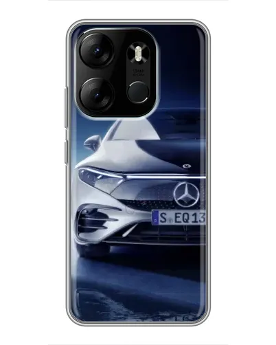 Чехол для TECNO Spark Go 2023 (BF7) с картинкой «Mercedes EQ — будущее»