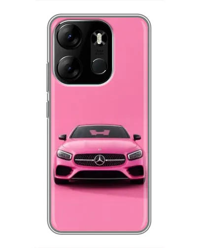 Чехол для TECNO Spark Go 2023 (BF7) с картинкой «Розовый Mercedes AMG» Чехол для TECNO Spark Go 2023 (BF7) с картинкой «Розовый Mercedes AMG»