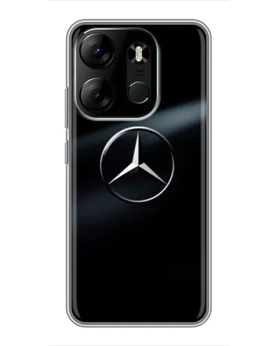 Чехол для TECNO Spark Go 2023 (BF7) с картинкой «Mercedes на металле» Чехол для TECNO Spark Go 2023 (BF7) с картинкой «Mercedes на металле»