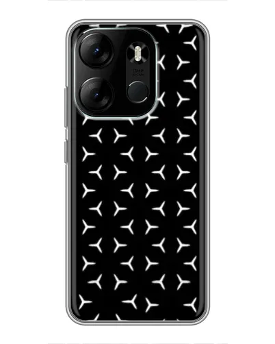 Чехол для TECNO Spark Go 2023 (BF7) с картинкой «Mercedes паттерн звезд» Чехол для TECNO Spark Go 2023 (BF7) с картинкой «Mercedes паттерн звезд»