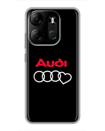 Чохол для TECNO Spark Go 2023 (BF7) з картинкою «Логотип Audi Heart» Чохол для TECNO Spark Go 2023 (BF7) з картинкою «Логотип Audi Heart»