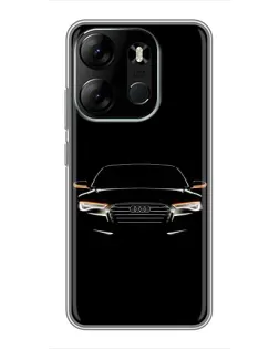 Чохол для TECNO Spark Go 2023 (BF7) з картинкою «Audi — нічний контур»