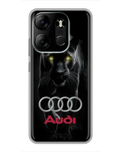 Чохол для TECNO Spark Go 2023 (BF7) з картинкою «Пантера та Audi» Чохол для TECNO Spark Go 2023 (BF7) з картинкою «Пантера та Audi»