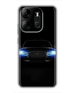 Чохол для TECNO Spark Go 2023 (BF7) з картинкою «Audi в неоні»
