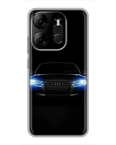 Чохол для TECNO Spark Go 2023 (BF7) з картинкою «Audi в неоні» Чохол для TECNO Spark Go 2023 (BF7) з картинкою «Audi в неоні»