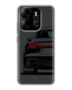 Чохол для TECNO Spark Go 2023 (BF7) з картинкою «Задня частина Audi — арт»