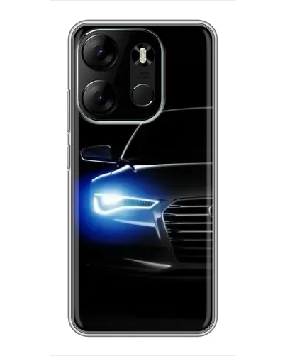 Чохол для TECNO Spark Go 2023 (BF7) з картинкою «Неоновий погляд Audi» Чохол для TECNO Spark Go 2023 (BF7) з картинкою «Неоновий погляд Audi»
