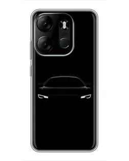 Чохол для TECNO Spark Go 2023 (BF7) з картинкою «Погляд Audi у темряві»