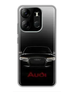 Чохол для TECNO Spark Go 2023 (BF7) з картинкою «Audi — градієнтний контур»