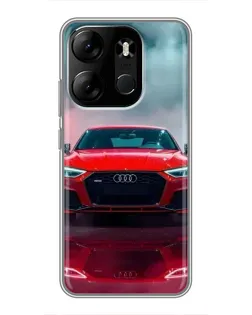 Чохол для TECNO Spark Go 2023 (BF7) з картинкою «Audi RS — червоний стиль»