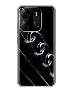 Чохол для TECNO Spark Go 2023 (BF7) з картинкою «Audi — абстрактні кільця»