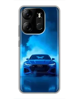 Чохол для TECNO Spark Go 2023 (BF7) з картинкою «Audi — блакитна енергія»