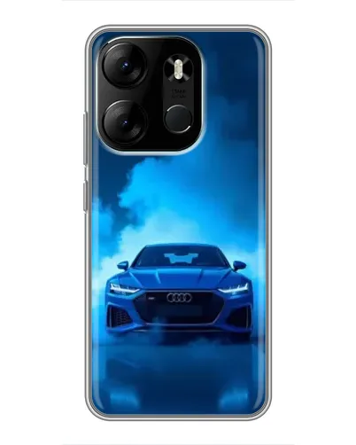 Чохол для TECNO Spark Go 2023 (BF7) з картинкою «Audi — блакитна енергія» Чохол для TECNO Spark Go 2023 (BF7) з картинкою «Audi — блакитна енергія»