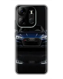 Чохол для TECNO Spark Go 2023 (BF7) з картинкою «Audi — нічне відображення»