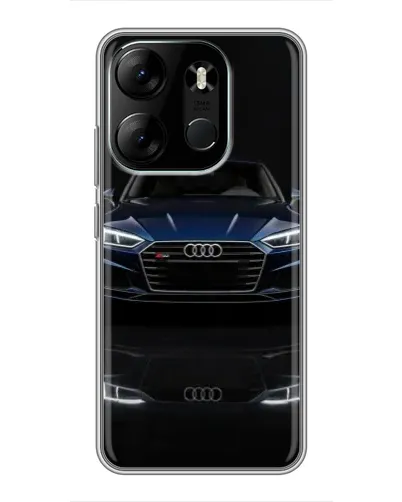 Чохол для TECNO Spark Go 2023 (BF7) з картинкою «Audi — нічне відображення» Чохол для TECNO Spark Go 2023 (BF7) з картинкою «Audi — нічне відображення»