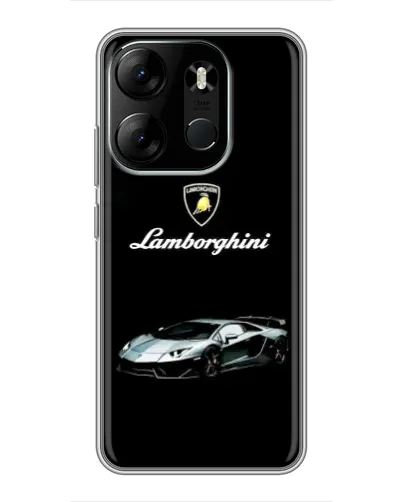 Чехол для TECNO Spark Go 2023 (BF7) с картинкой «Логотип Lamborghini классика»