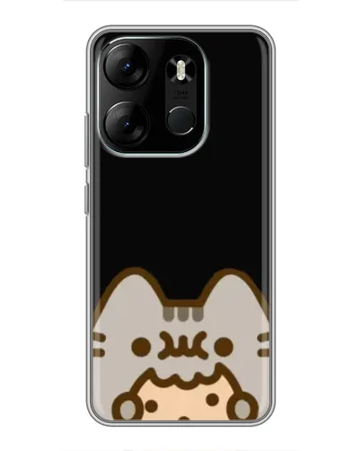 Чехол для TECNO Spark Go 2023 (BF7) с картинкой «Пушин на черном» Чехол для TECNO Spark Go 2023 (BF7) с картинкой «Пушин на черном»