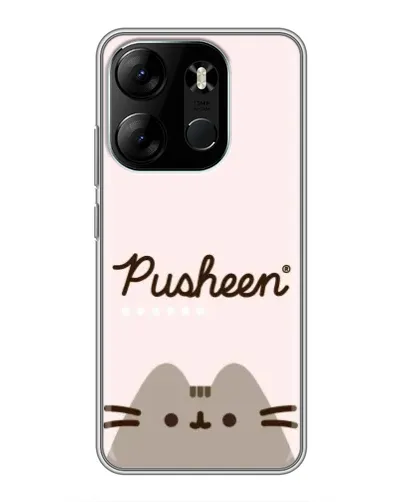 Чехол для TECNO Spark Go 2023 (BF7) с картинкой «Pusheen логотип» Чехол для TECNO Spark Go 2023 (BF7) с картинкой «Pusheen логотип»