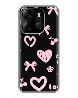 Чохол для TECNO Spark Go 2023 (BF7) з картинкою «Сатиновий бант» Чохол для TECNO Spark Go 2023 (BF7) з картинкою «Сатиновий бант»