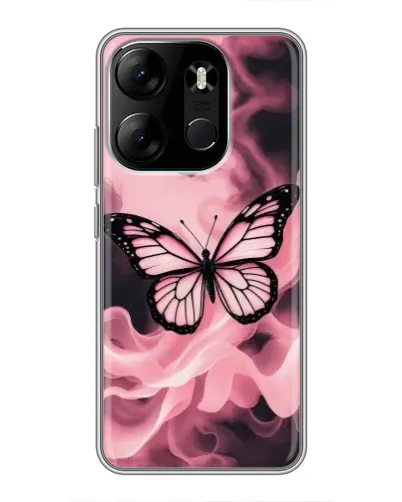 Чохол для TECNO Spark Go 2023 (BF7) з картинкою «Метелик у диму» Чохол для TECNO Spark Go 2023 (BF7) з картинкою «Метелик у диму»