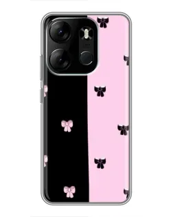 Чохол для TECNO Spark Go 2023 (BF7) з картинкою «Контрастні банти» Чохол для TECNO Spark Go 2023 (BF7) з картинкою «Контрастні банти»