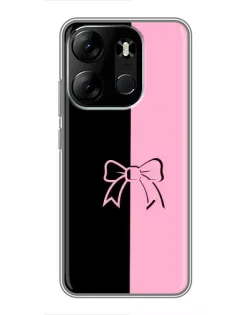 Чохол для TECNO Spark Go 2023 (BF7) з картинкою «Половинки банту» Чохол для TECNO Spark Go 2023 (BF7) з картинкою «Половинки банту»