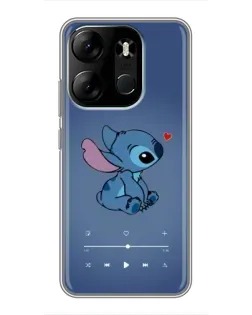 Чохол для TECNO Spark Go 2023 (BF7) з картинкою «Музичний Stitch»