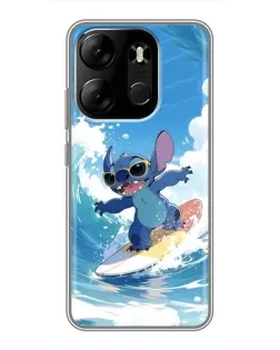 Чохол для TECNO Spark Go 2023 (BF7) з картинкою «Стіч на хвилі»