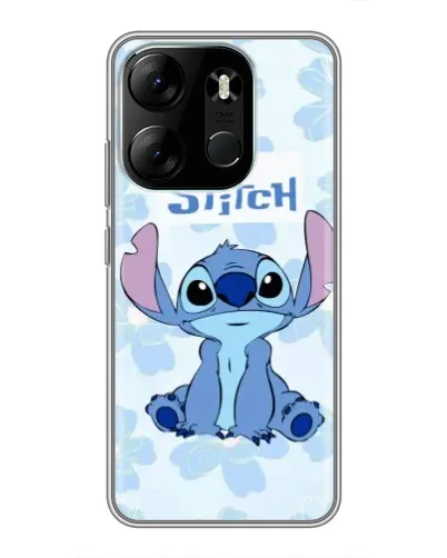 Чохол для TECNO Spark Go 2023 (BF7) з картинкою «Stitch серед квітів» Чохол для TECNO Spark Go 2023 (BF7) з картинкою «Stitch серед квітів»