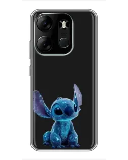 Чохол для TECNO Spark Go 2023 (BF7) з картинкою «Стіч на чорному»