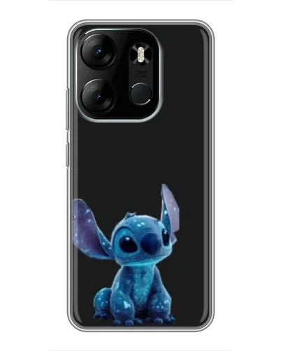 Чохол для TECNO Spark Go 2023 (BF7) з картинкою «Стіч на чорному» Чохол для TECNO Spark Go 2023 (BF7) з картинкою «Стіч на чорному»