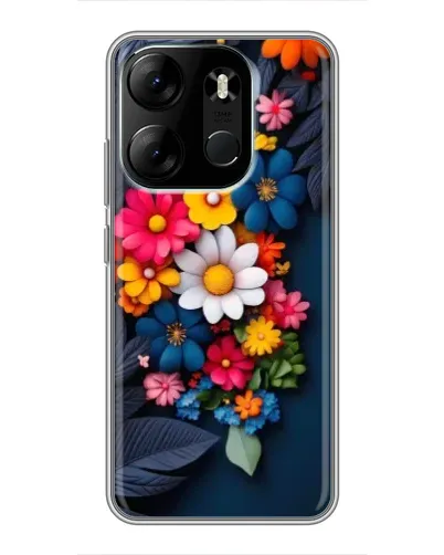 Чохол для TECNO Spark Go 2023 (BF7) з картинкою «Квіткова феєрія» Чохол для TECNO Spark Go 2023 (BF7) з картинкою «Квіткова феєрія»