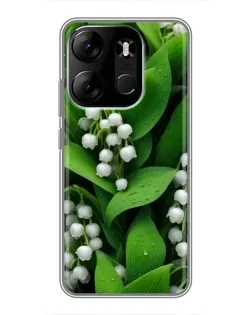 Чохол для TECNO Spark Go 2023 (BF7) з картинкою «Конвалії в зелені»