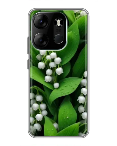 Чохол для TECNO Spark Go 2023 (BF7) з картинкою «Конвалії в зелені» Чохол для TECNO Spark Go 2023 (BF7) з картинкою «Конвалії в зелені»