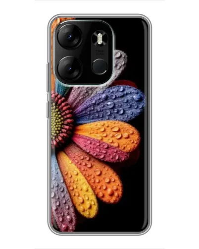 Чохол для TECNO Spark Go 2023 (BF7) з картинкою «Райдужна квітка» Чохол для TECNO Spark Go 2023 (BF7) з картинкою «Райдужна квітка»