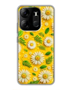 Чохол для TECNO Spark Go 2023 (BF7) з картинкою «Ромашкове сонце»