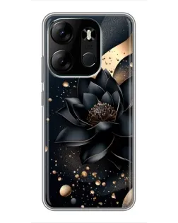 Чохол для TECNO Spark Go 2023 (BF7) з картинкою «Чорний лотос»