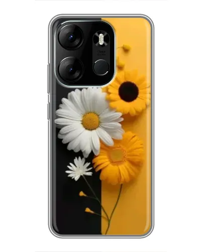 Чохол для TECNO Spark Go 2023 (BF7) з картинкою «Соняшник та ромашка» Чохол для TECNO Spark Go 2023 (BF7) з картинкою «Соняшник та ромашка»