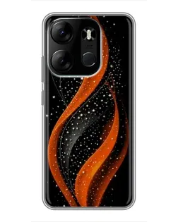 Чохол для TECNO Spark Go 2023 (BF7) з картинкою «Вогняна зоряна хвиля»