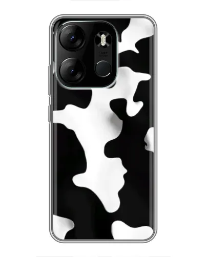 Чехол для TECNO Spark Go 2023 (BF7) с картинкой «Черно-белое пятно»