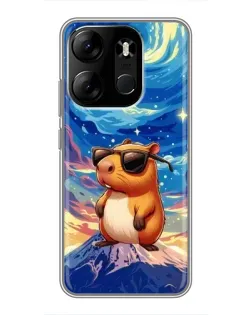 Чехол для TECNO Spark Go 2023 (BF7) с картинкой «Капибара Ван Гога» Чехол для TECNO Spark Go 2023 (BF7) с картинкой «Капибара Ван Гога»